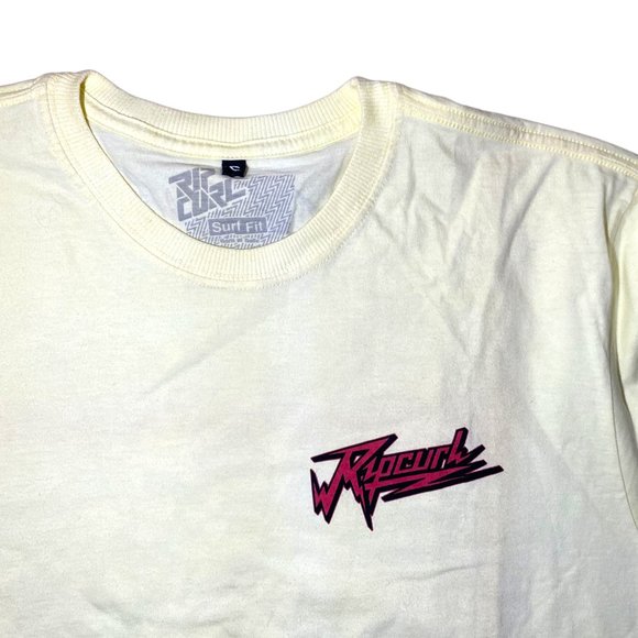 Rip Curl - Surf Fit Graphic Yellow T-Shirt - Picture 3 of 3